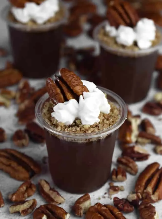 Bourbon Pecan Pie Jello Shots