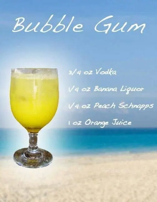 Bubble Gum Drink Recipe