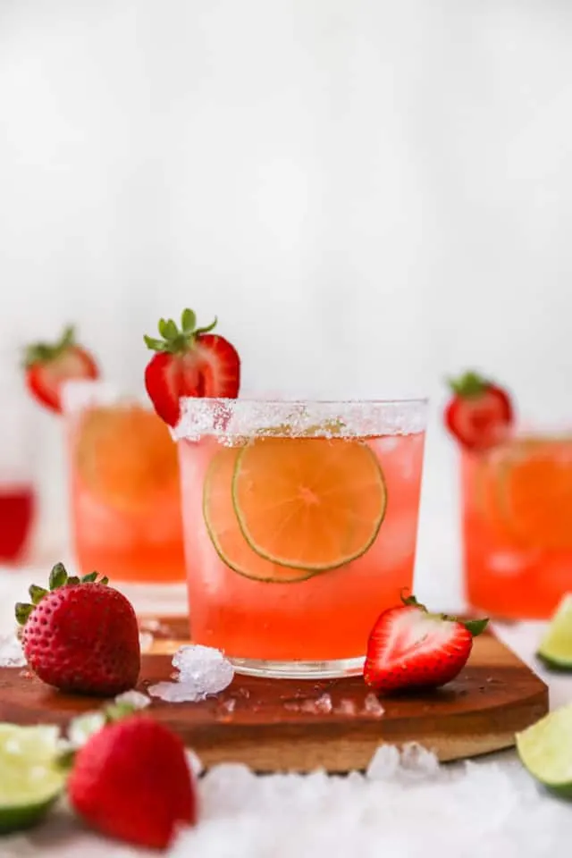 Fresh Strawberry Margaritas