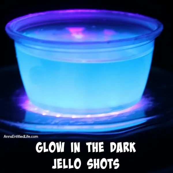 Glow in the Dark Jello Shots