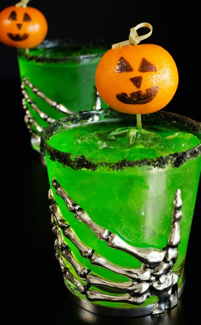 Green Halloween Margarita