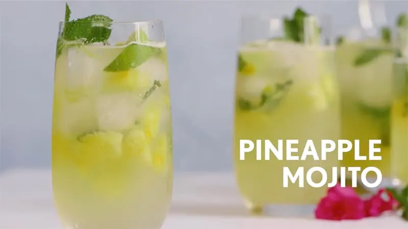 Pineapple Mojitos
