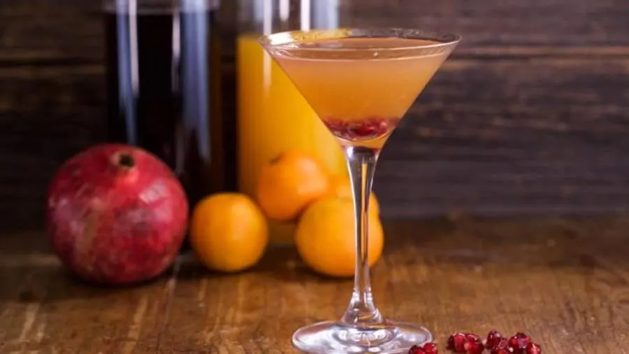 Pomegranate Tangerine Martini