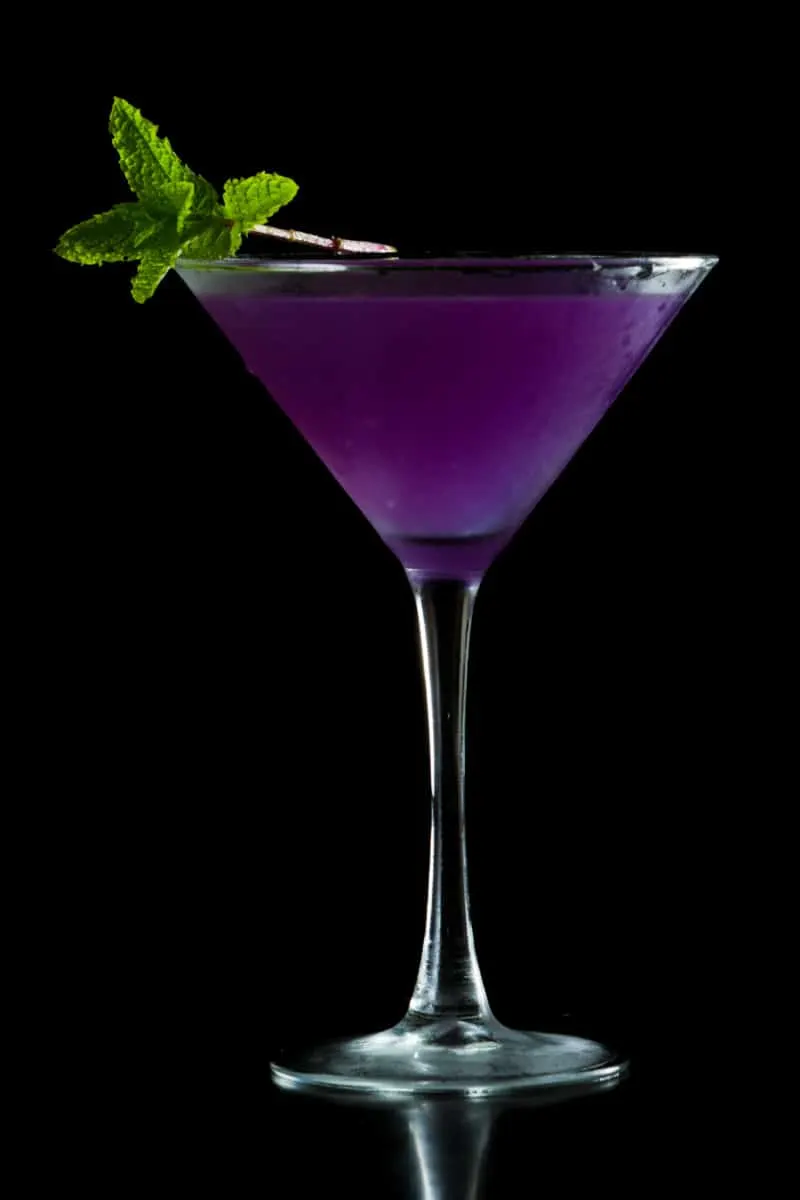 Purple Halloween Martini