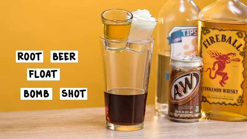 Root Beer Float Bomb Shot