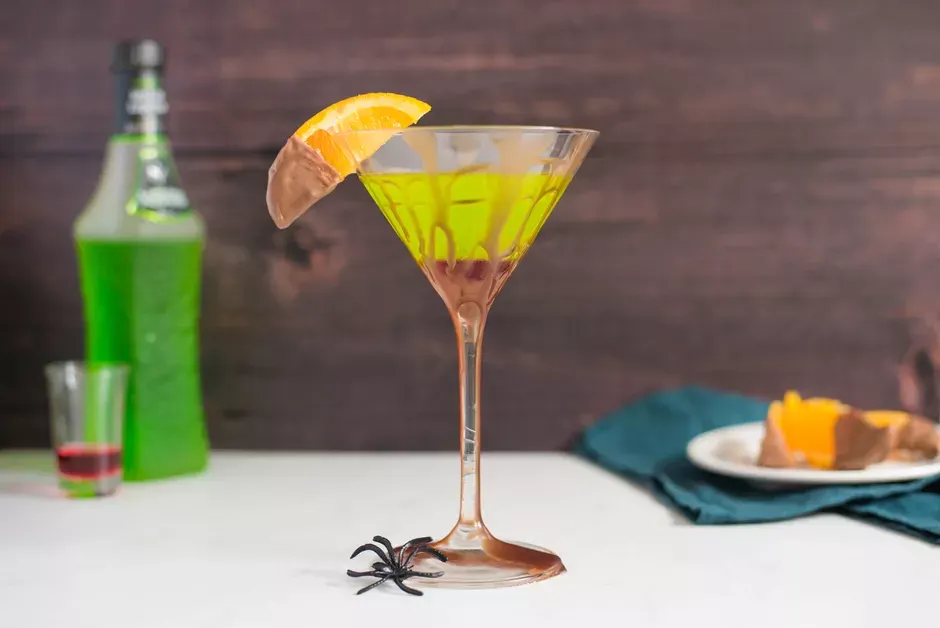 Spiders Kiss Green Martini