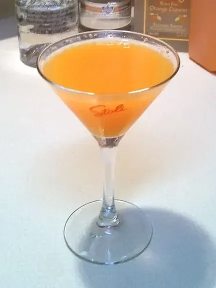 Tangerine Cream Martini