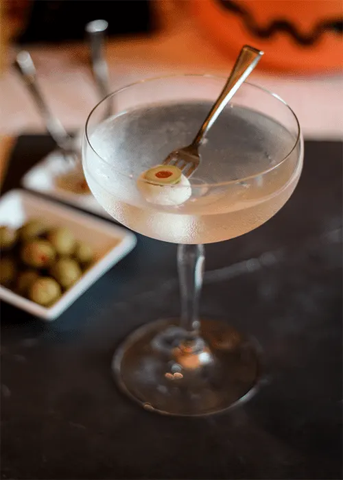 To-dEYE-for Dirty Martini