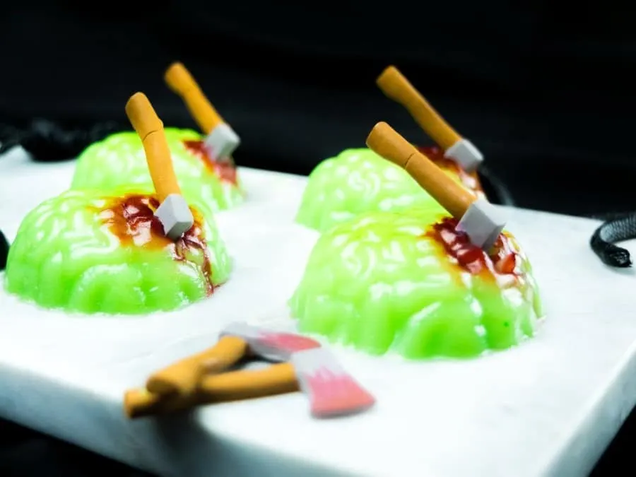 Zombie Brain Jello Shots