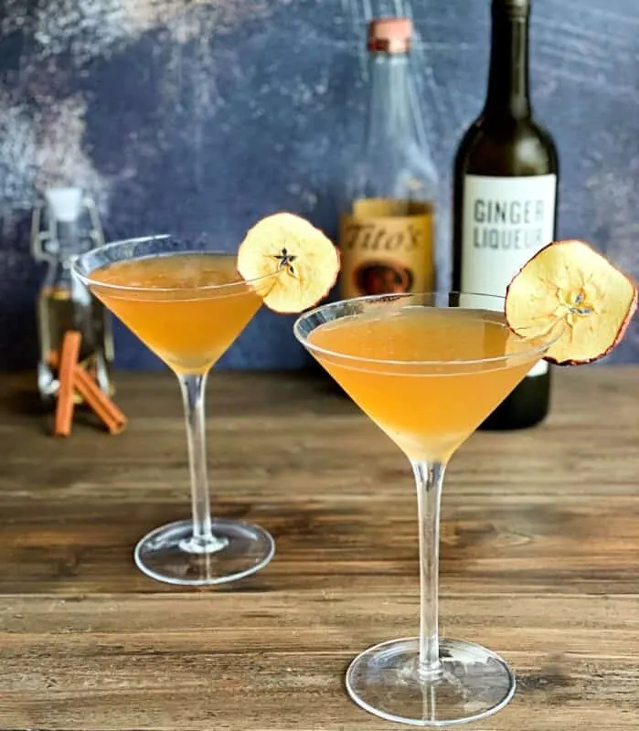 Autumn Apple Cider Martini