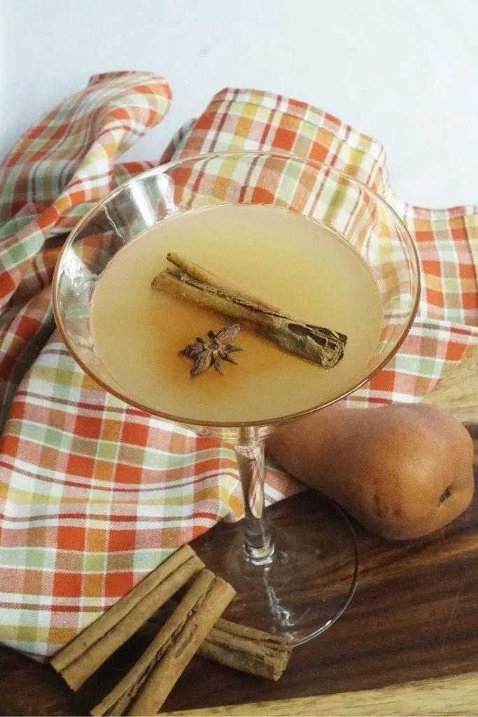 Cinnamon Pear Martini