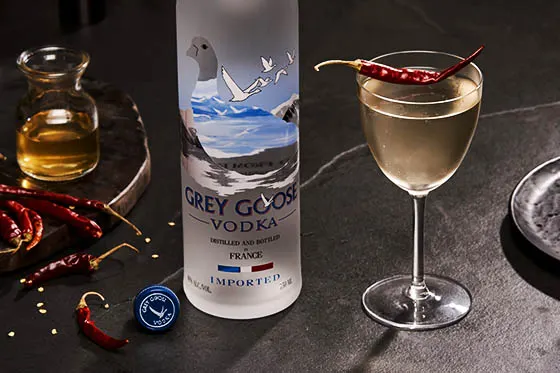 Dirty & Spicy Martini