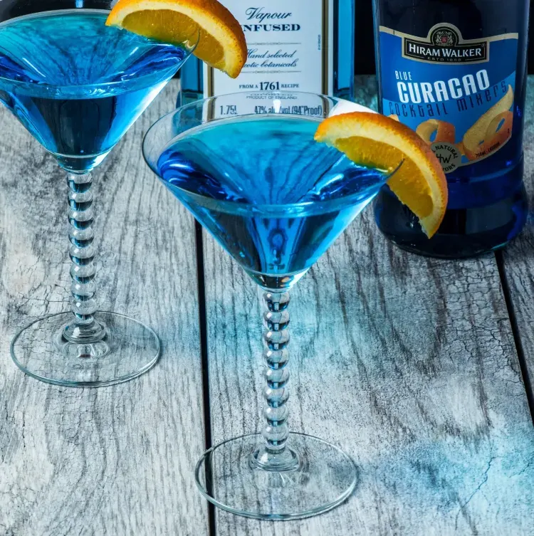 Keto Blue Martini