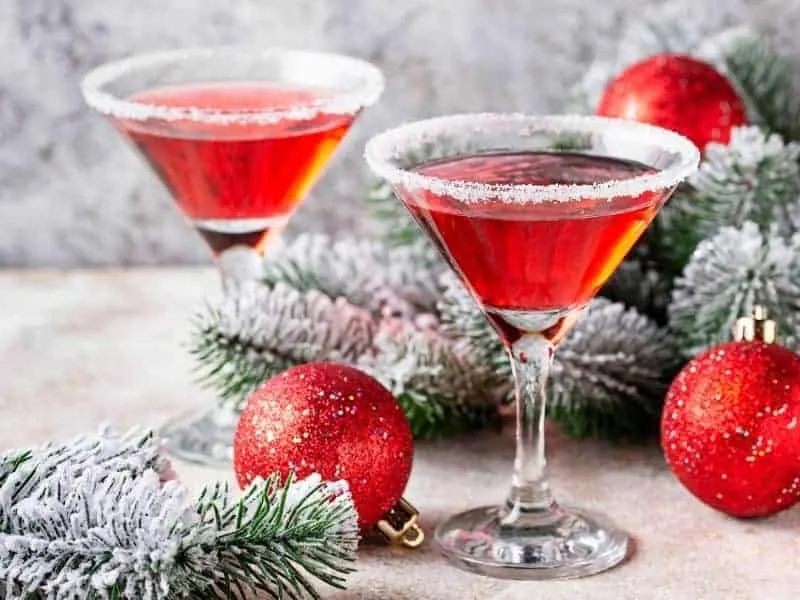 Keto Cranberry Martini