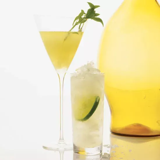 Lemon & Basil Martini
