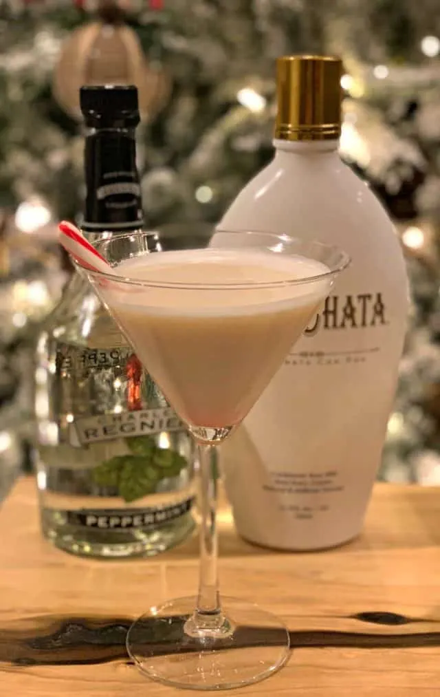 Peppermint Rum Chata Martini