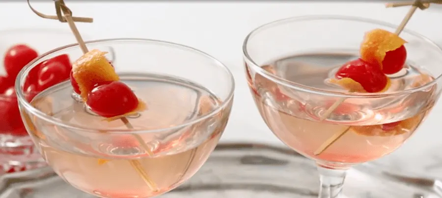 Pink Gin Martinis