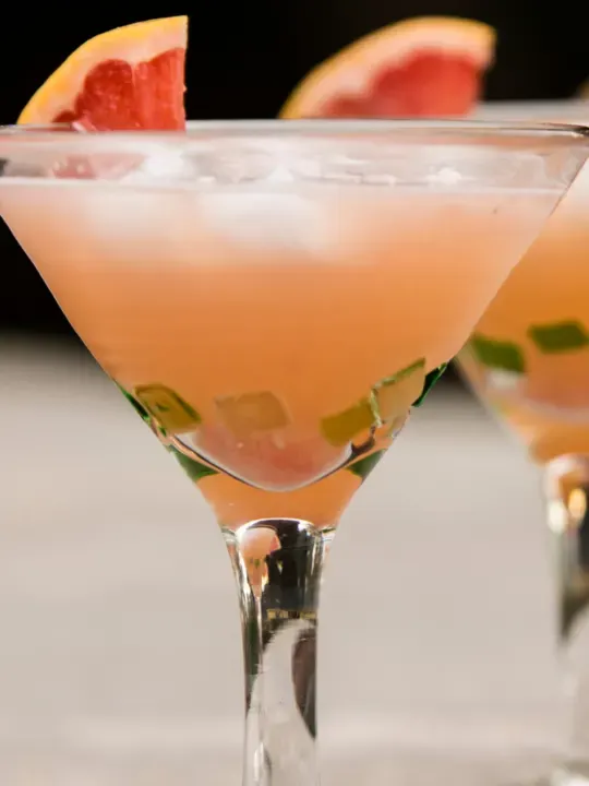 Pink Grapefruit Martini