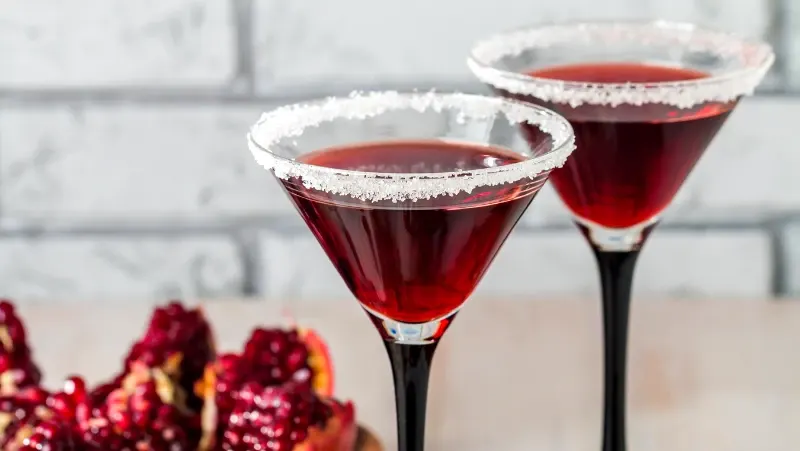 Spiced Pomegranate Martini