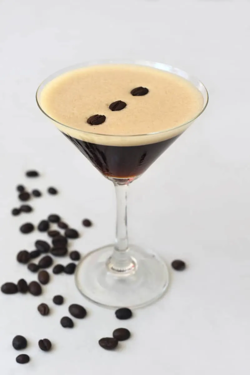 What do the three beans in an espresso martini mean