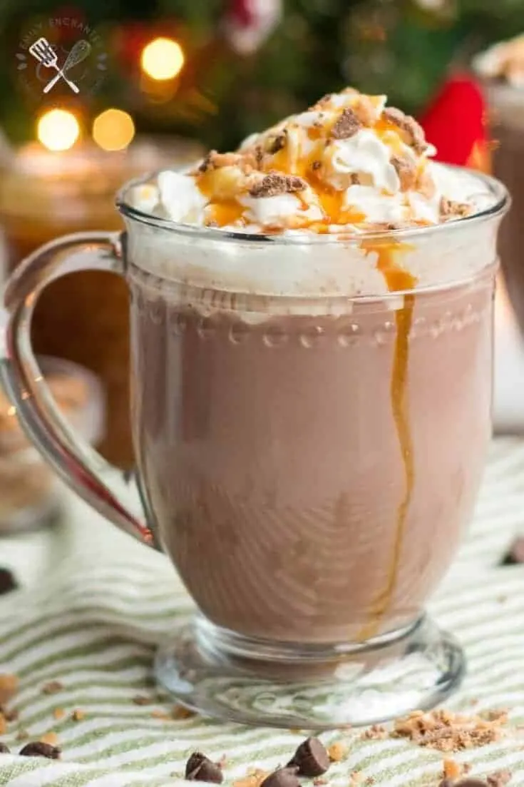 Carmel RumChata Hot Chocolate