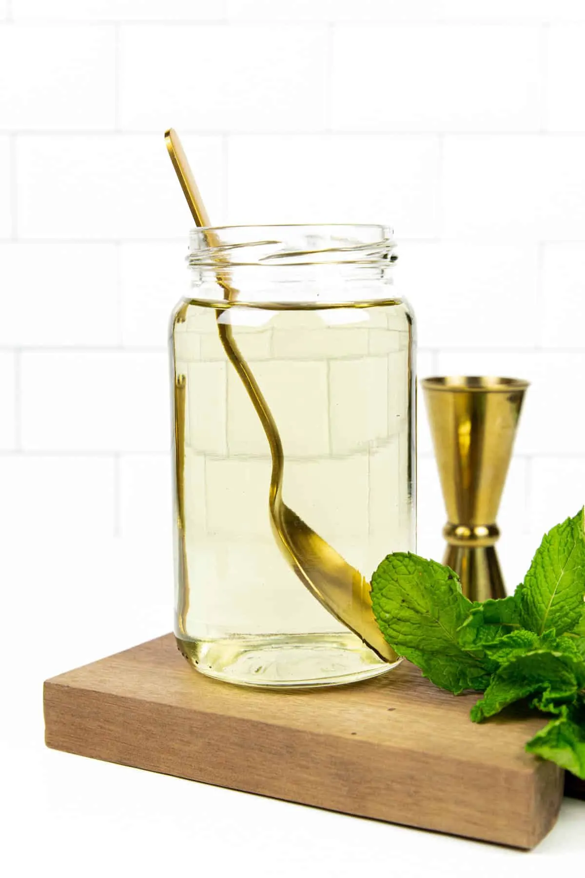 Easy Mint Simple Syrup