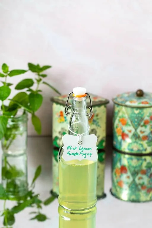 Mint Lemon Simple Syrup