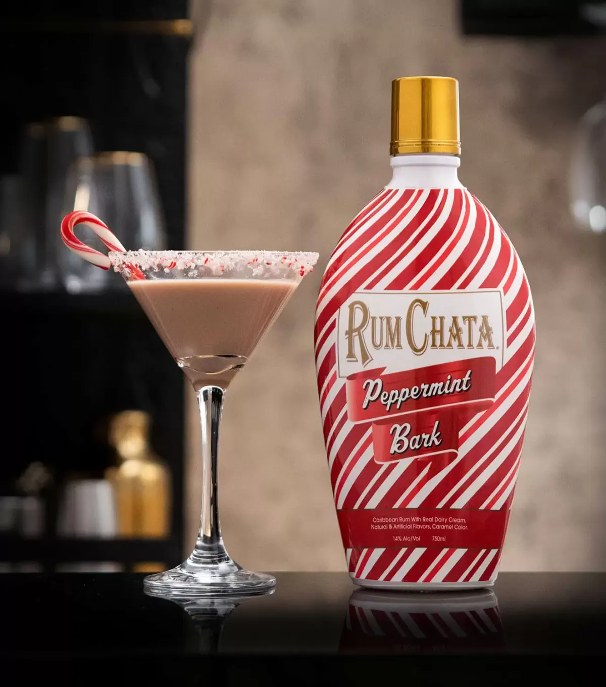 RumChata Peppermint Bark Latte