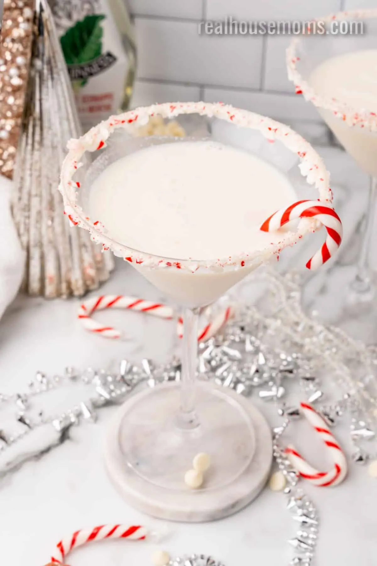 RumChata Peppermint Bark Martini