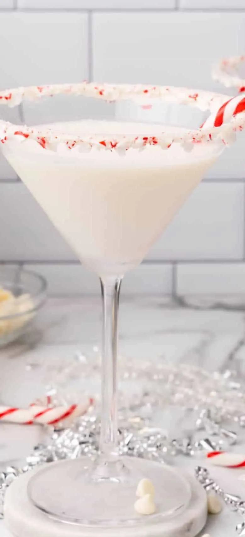 RumChata Peppermint Bark Martini