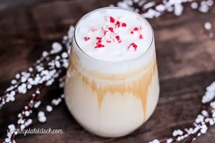 Salted Caramel RumChata Egg Nog