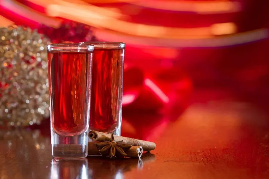 7 Christmas Shots with Fireball
