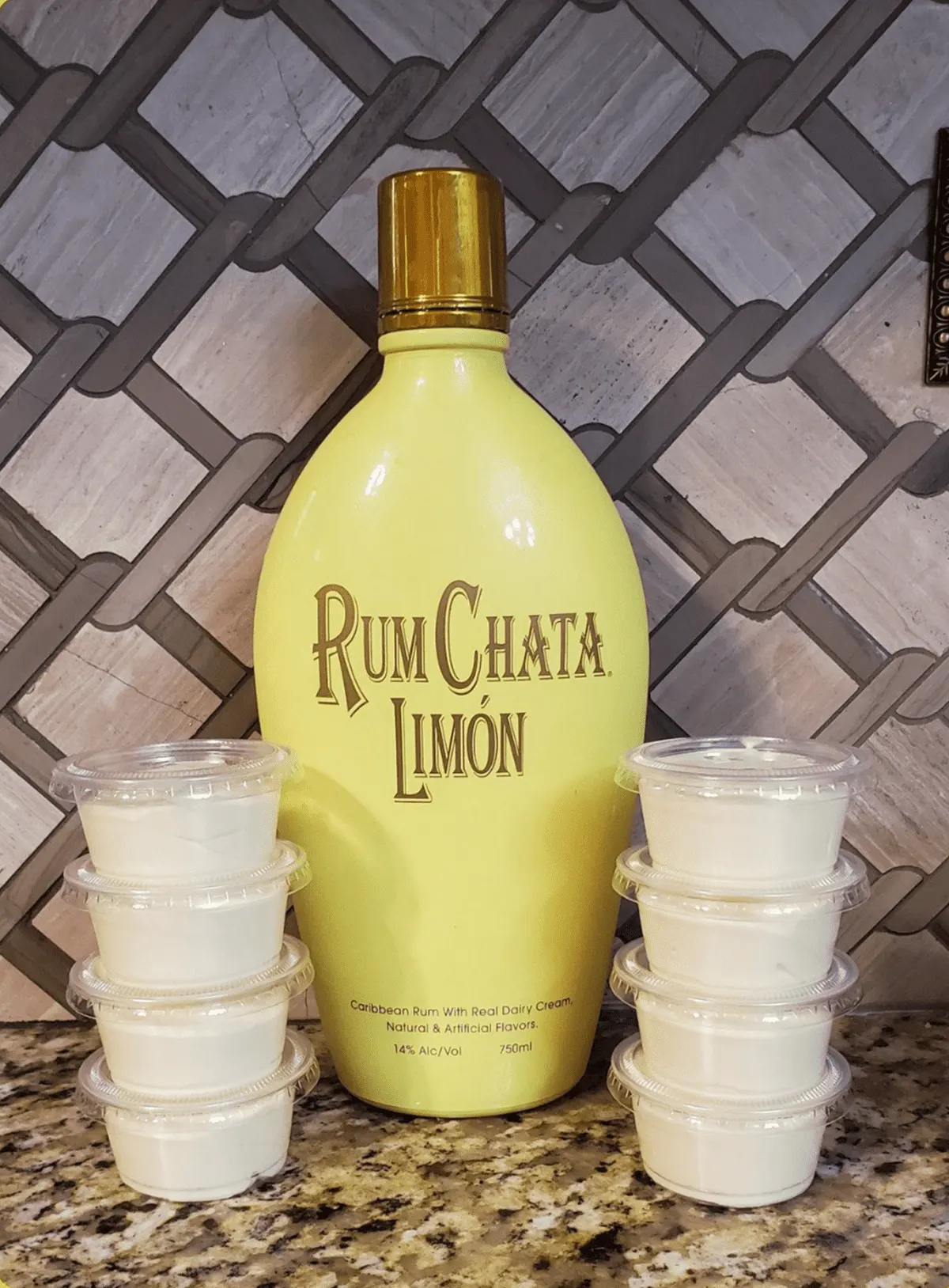 Lemon Rumchata Pudding Shots
