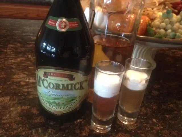 Mini Beer Shot with Cream Liqueur