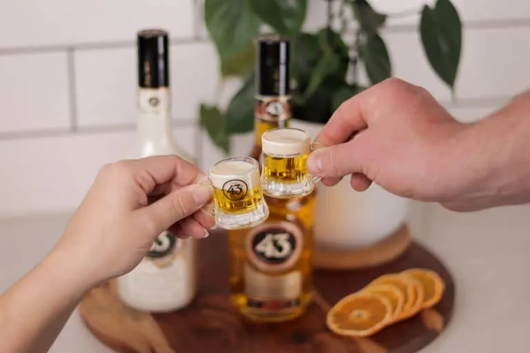 Mini Beer Shot with Horchata