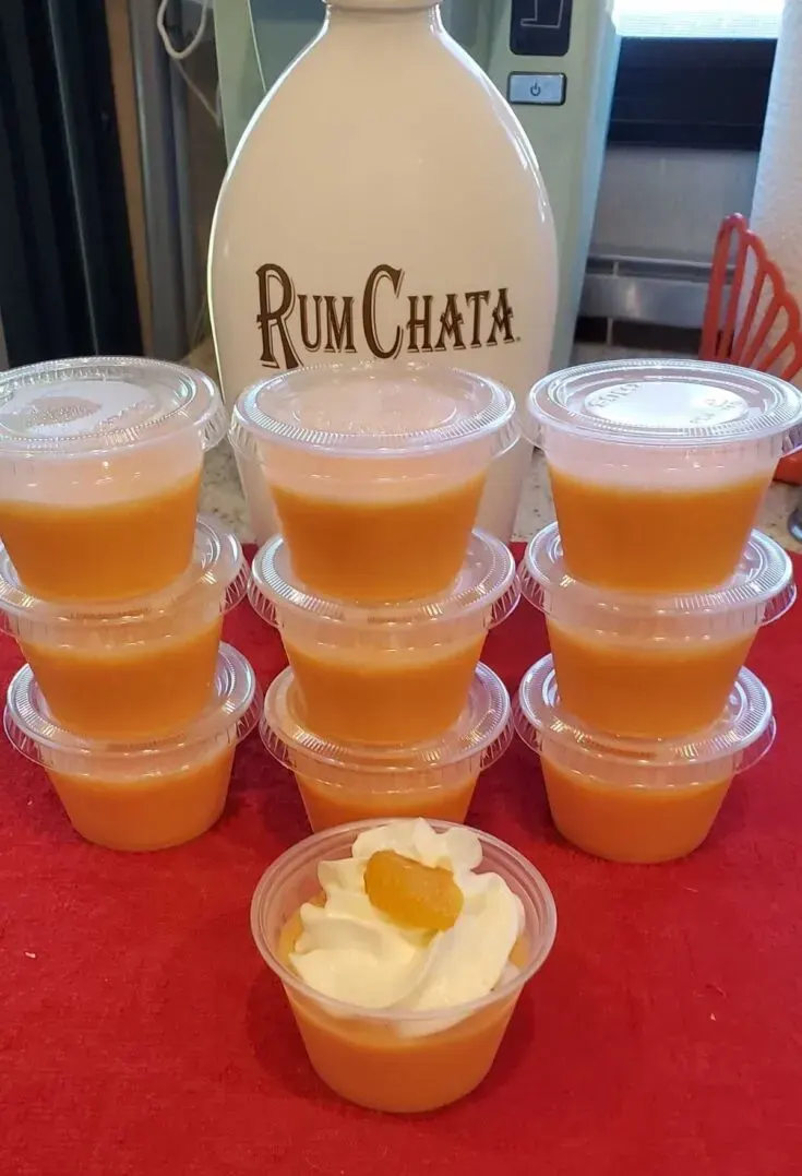 Orange Creamsicle Jello Shots