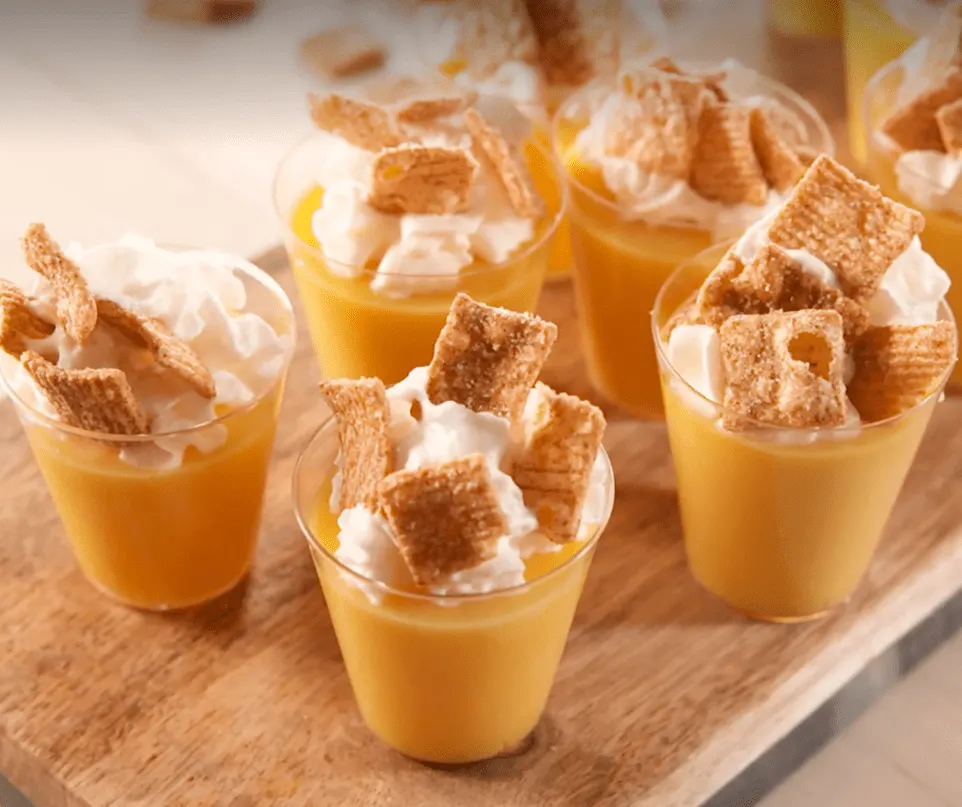 Rumchata Fireball Pudding Shots