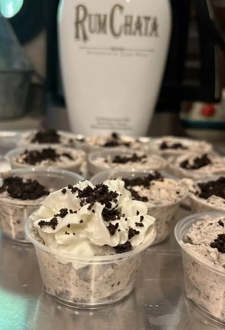 Rumchata Oreo Pudding Shots