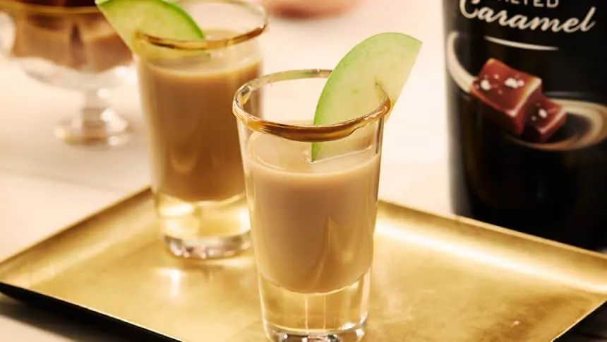 Salted Caramel Apple Shot