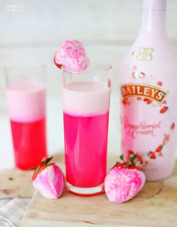 Strawberry and Cream Cocktail