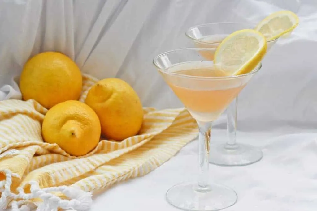 Bourbon Sour Cocktail with Lavender