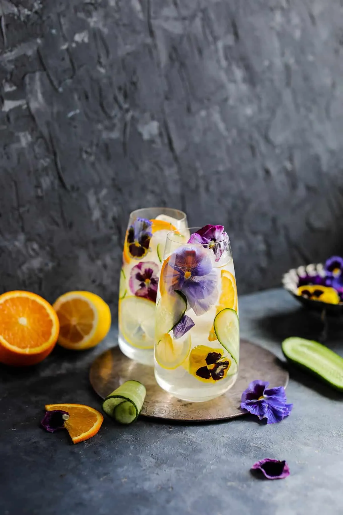 Edible Flowers for Cocktails Rose, Hibiscus, & More
