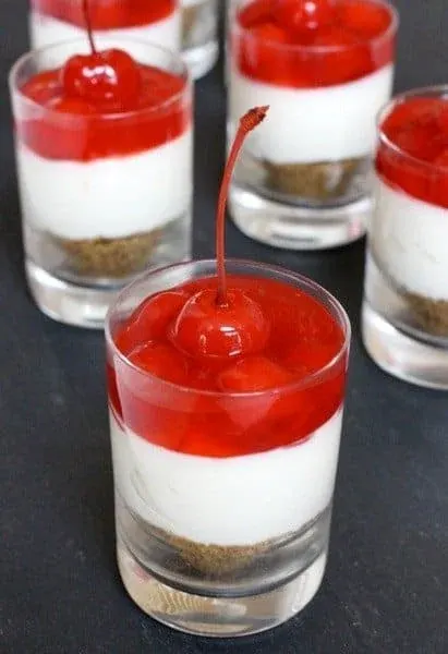 Fireball Whiskey Cheesecake Shots