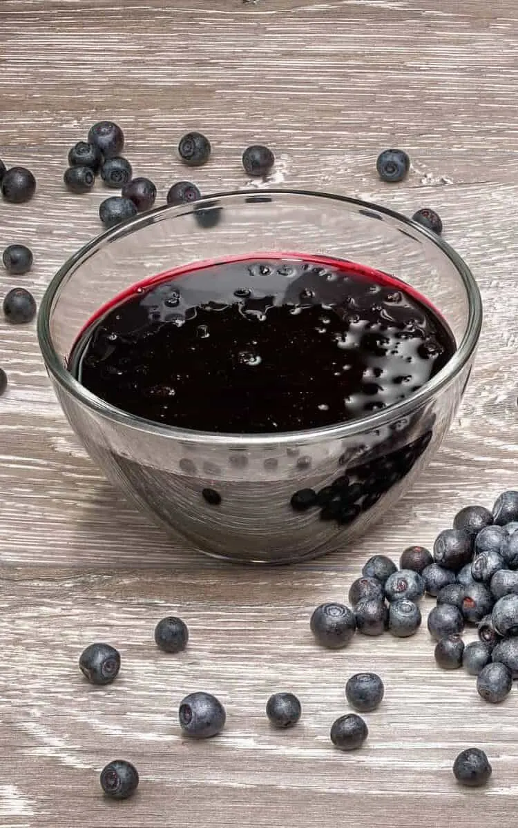 Premade Blueberry Syrup for Cocktails