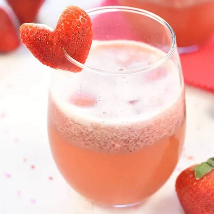 Sparkling Strawberry Floats