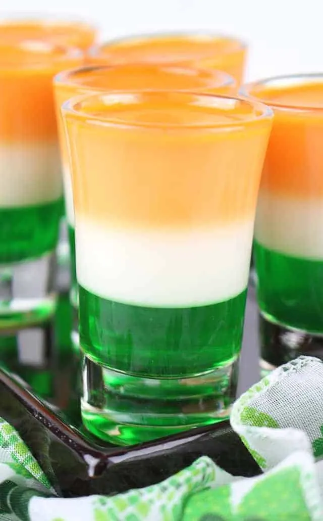 St. Patrick's Day Jello Shots