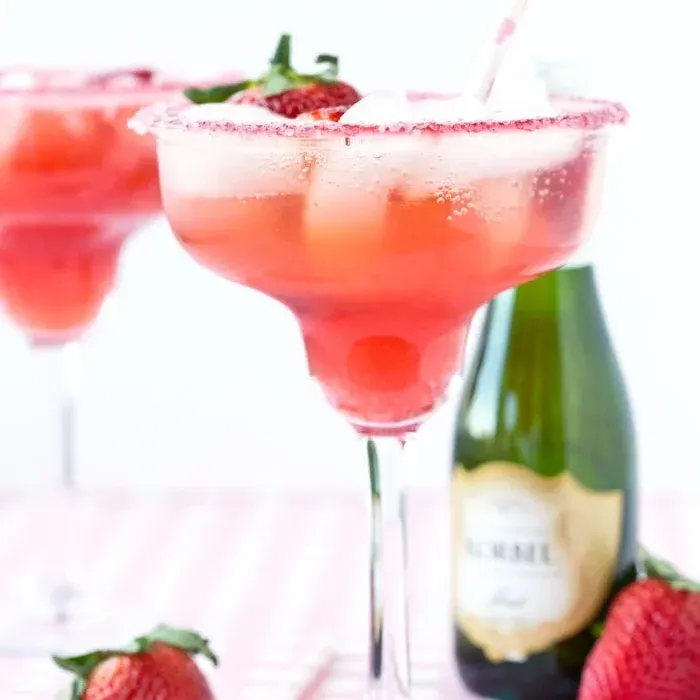 Strawberries & Champagne Margarita