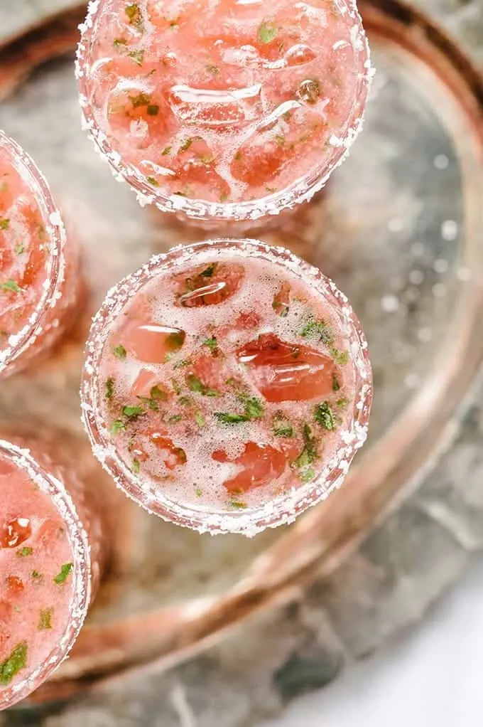 Strawberry Basil Margarita
