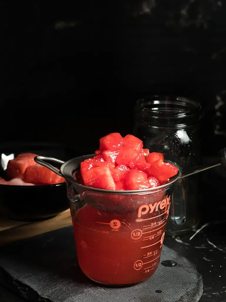 No-Cook Watermelon Syrup