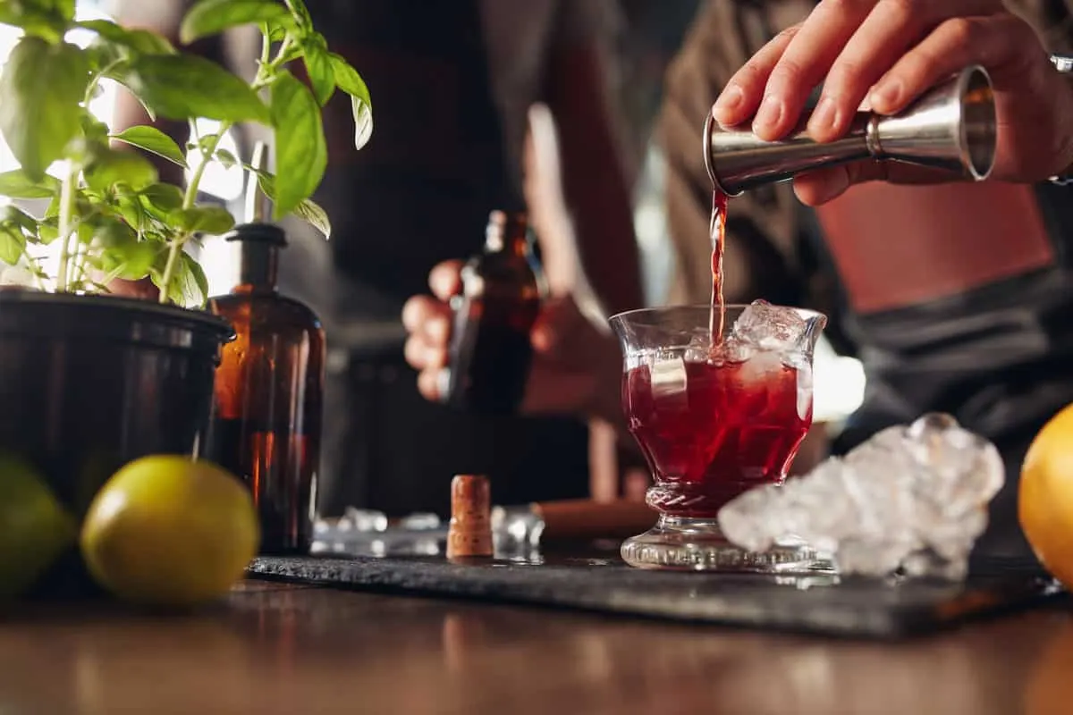 What syrups are used in cocktails?